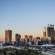 Perth, Western Australia skyline.