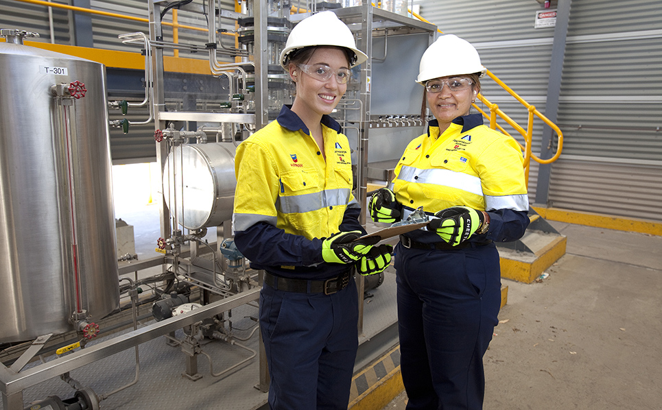Chevron Australia partners with the South Metropolitan TAFE on the Women in Engineering program