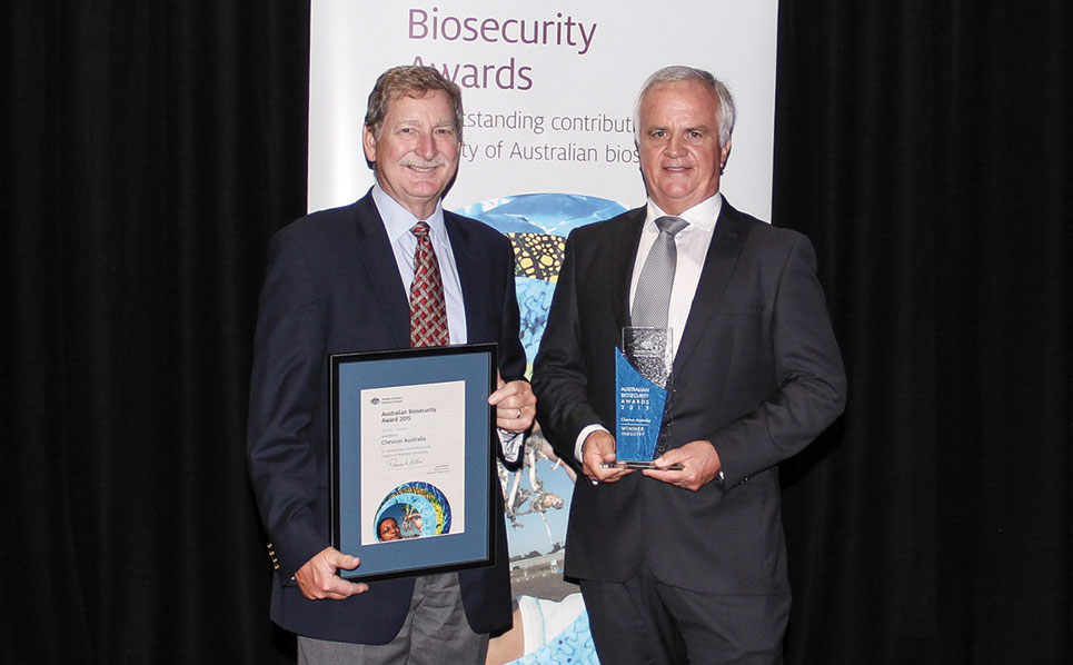 2015 Australian biosecurity award win.