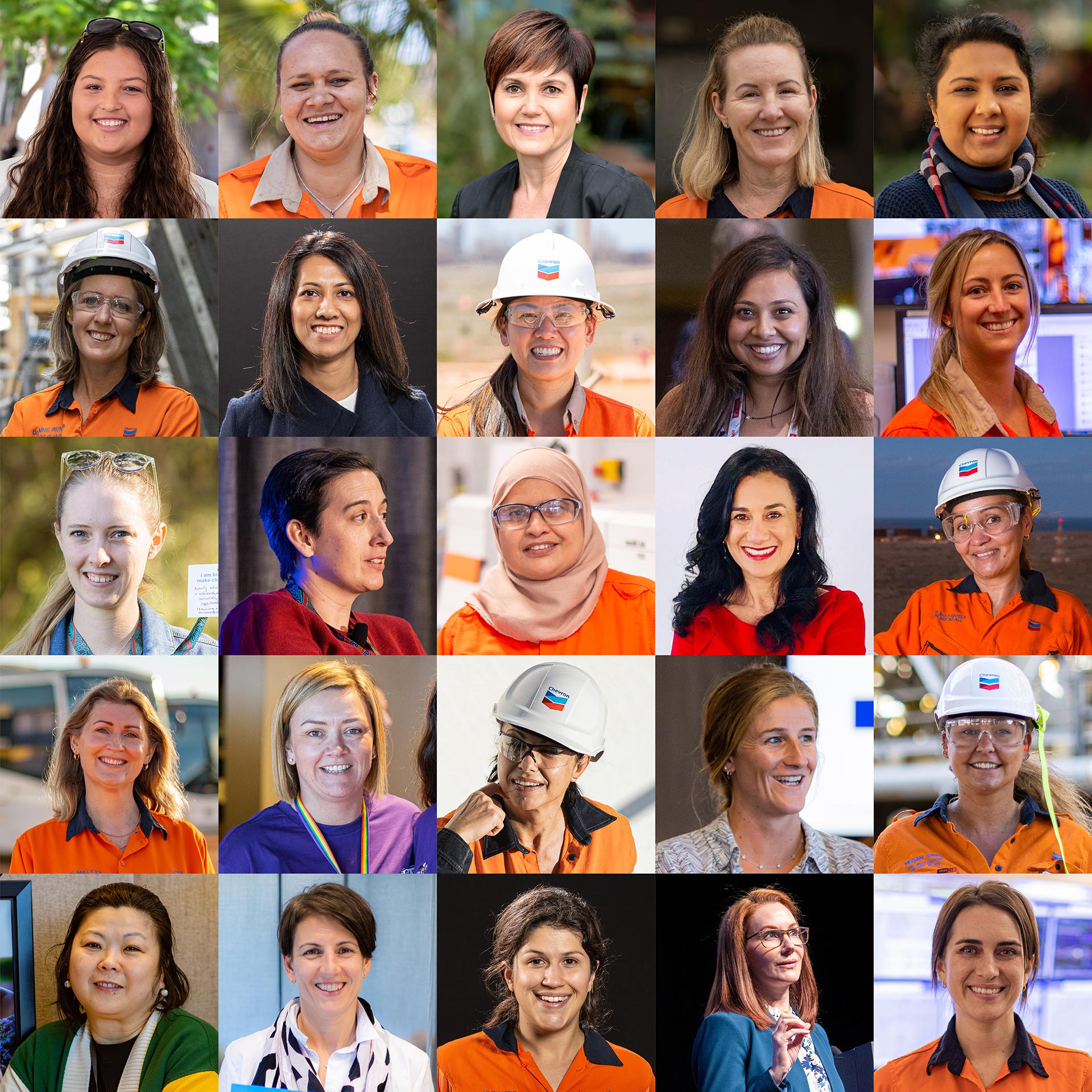 Photo that celebrates the women powering the human energy company