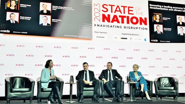 CEDA State of the Nation panel on stage