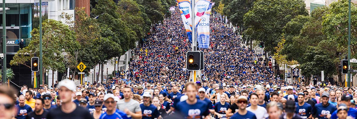 It was a 50th birthday celebration like no other, with tens of thousands of people taking part in the Chevron City to Surf for Activ