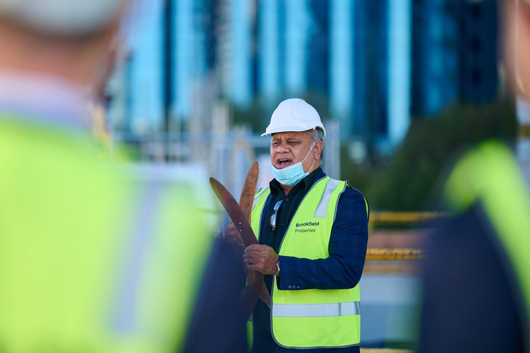 One The Esplanade topping out ceremony