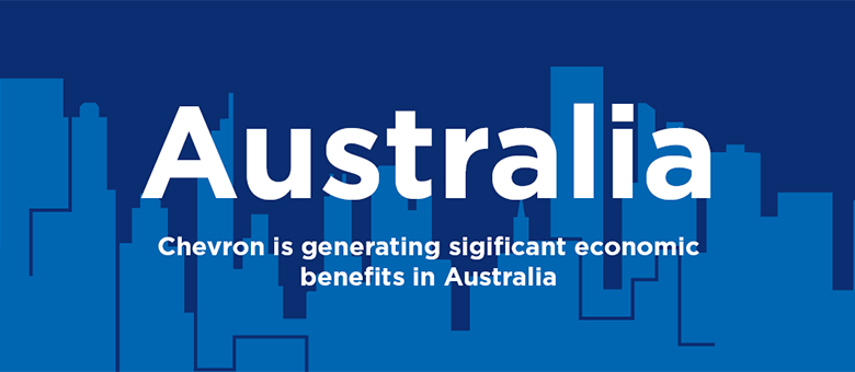 Chevron is generating significant economic benefits in Australia.