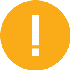 Yellow alert symbol
