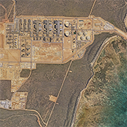 Aerial view of the Gorgon project