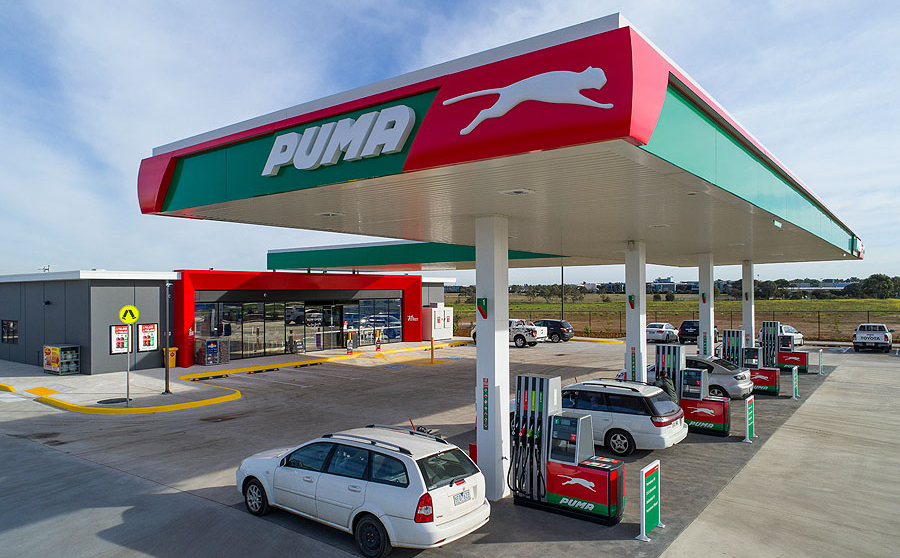 A Puma petrol station